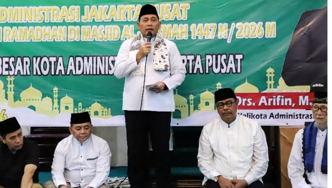 Safari Ramadan di Karang Anyar, Wali Kota Jakpus Ingatkan Warga Soal Keamanan Rumah Saat Mudik