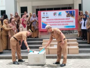 Dipimpin Sekda Alfian, Dispursip Touna Musnahkan 3.604 Berkas Arsip