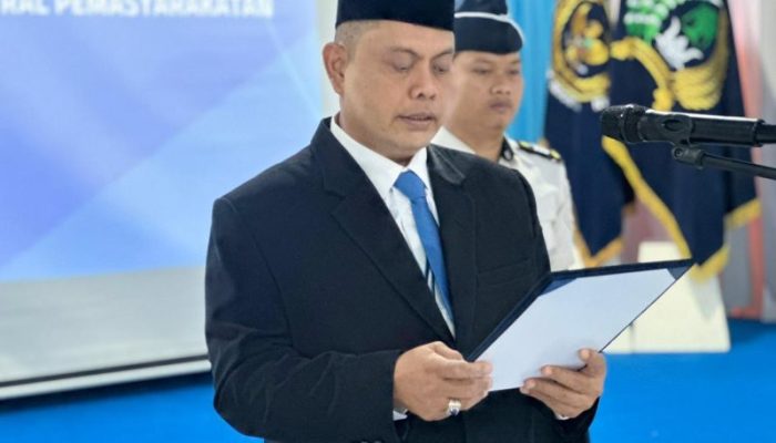 Dorong Akselerasi Kinerja dan Layanan Pemasyarakatan, Kakanwil Ditjenpas Sulteng Lantik Empat Pejabat Manajerial